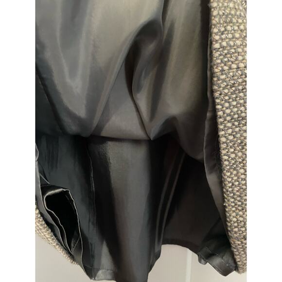 Talbots Sheath Dress 12P Tweed Style Tans Neutrals Lined Knee Length 1/4 Sleeve - Picture 7 of 14